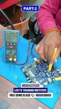 LED TV Repairing Course | Dead LED TV PCB 🔧 | PWM IC Ki Required Voltage Kaise Check Kare? | LED TV