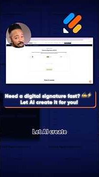 How to Generate Signatures with AI #tutorial