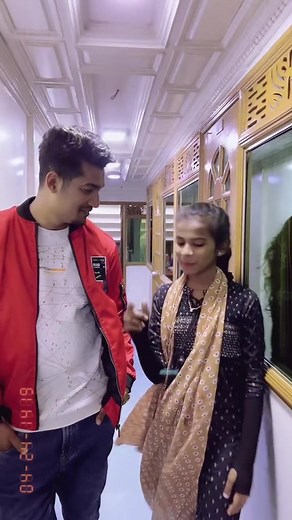 Engaging Conversation in a Stylish Corridor Setting