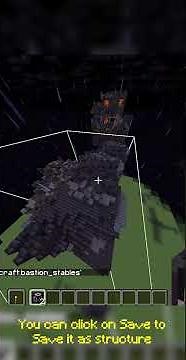 How to use Structure Block in Minecraft! #minecraft #gaming