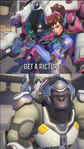 Winston and Dva interaction - Overwatch 2