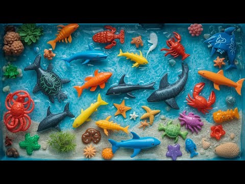 100 Ocean Animals for Kids | Learn Ocean Creatures Names | Animals for Children | Sea Life Education