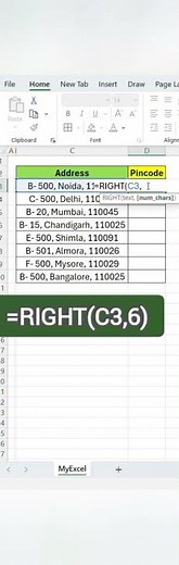 Extract Pincode from Address in Excel –Fast & Easy! | How to Get Pincode from Full Address in Excel