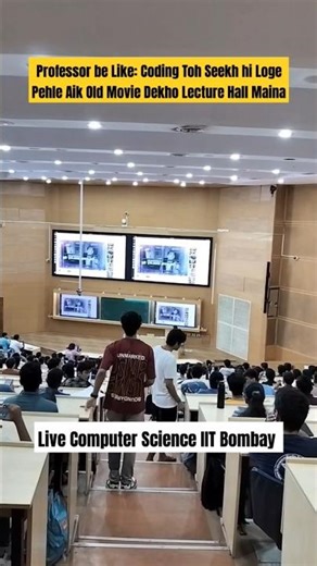 IIT Bombay Live Computer Science Class main Movie 🍿#iitbombay #iit #iitjee #jeeadvanced #jeemains