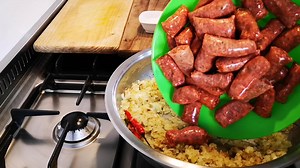 53K views · 933 reactions | Bloopers.  I was recording a video of making sausage food, my brother calls it Zosh lol.... It was stubborn Zosh  | Fatima Sydow Cooks | Facebook