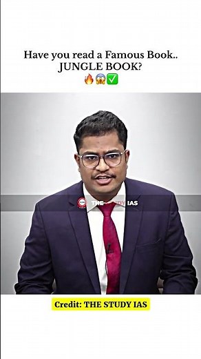 Have you read a Famous Book... JUNGLE BOOK?😱🎯UPSC Interview | Mock Test