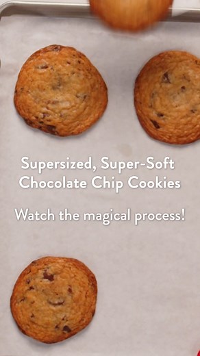 11K views · 2.7K reactions | Things might seem weird, even broken when making the dough for our Recipe of the Year, Supersized, Super-Soft Chocolate Chip Cookies. Trust the process! https://bakewith.us/ROTY24 | King Arthur Baking Company | Facebook