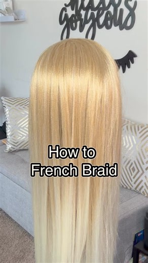 5.4M views · 39K reactions | How to French Braid! 勺 Hope this helps! #hair #hairstyle #hairtutorial #easyhairstyles #hairhack #ginadinko #frenchbraids | Gina Dinko | Facebook