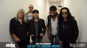11K views · 265 reactions | We are definitely ready to be rocked like a hurricane by these guys!! Scorpions live in Lebanon on October 27th.. Get your tickets now from ticketingboxoffice.com #MixFMLebanon Solicet Events #TheScorpions #Lebanon | Mix FM Lebanon | Facebook