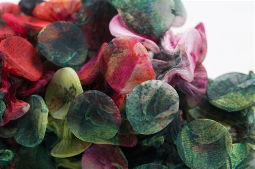 Avant Garde Necklace, Fabric Jewelry, Choker Collar Necklace, Fabric Jewelry, Spring Accessories, Unusual Necklace, Extravagant Necklace - Etsy