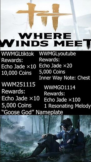 Where Winds Meet Free Rewards /FREE CODES!