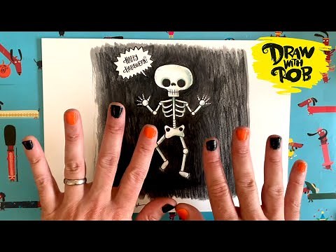 #DrawWithRob 58 Skeleton