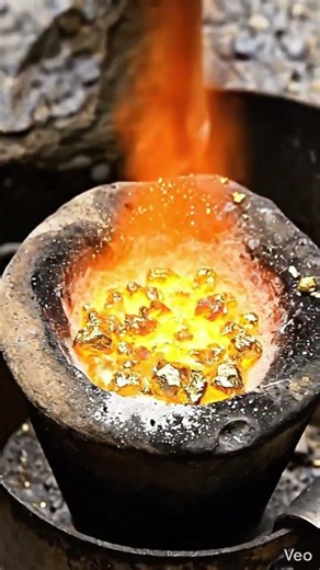 From Hidden Rock to Pure Gold Bar – Full Gold Extraction Process! ✨⛏️#shorts #asmr #experiment