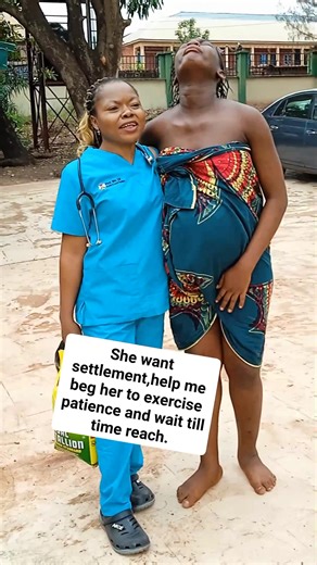 She want settlement,help me beg her to exercise patience and wait till time reach. | Health care tutorial programme