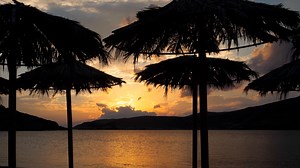 Beach, Sand, Umbrellas, Coast