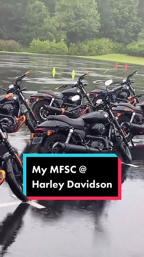 Motorcycle safety foundation course at HD. #harleydavidson #motorcycle #moto #femalemotorcyclist #womenbiker #womenriders #bike #bikelife #brap