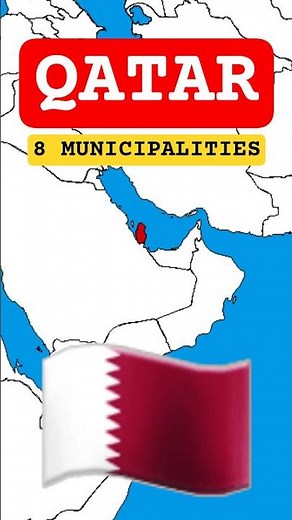 8 Municipalities of Qatar 🇶🇦
