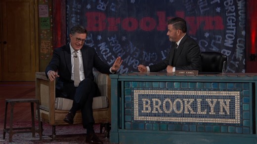 1.9M views · 65K reactions | Stephen Colbert shares video of the moment he found out Jimmy was being pulled off the air… #KimmelinBrooklyn | Jimmy Kimmel Live | Facebook