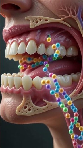 What Happens to Carbohydrates Inside Your Body? 🍞⚡ (60-Second Animation)"