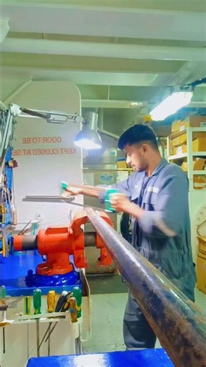 Ship Engine Room Workshop: Maintenance in Action 🚢⚙️