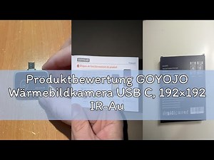 Produktbewertung GOYOJO Wärmebildkamera USB C, 192×192 IR-Auflösung, 50° Weitwinkel, Ideal für Gebäu