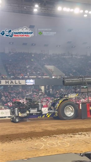 “Full Blown Wicked” Modified Tractor pulling in Freedom Hall! #TractorPulling #Motorsport #Racing