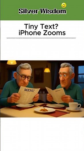 iPhone Magnifier Tool - A Game Changer for Seniors | Read Tiny Text Instantly | #shorts