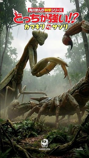 【カマキリvsサソリ】最強の暗殺者はだれだ!?