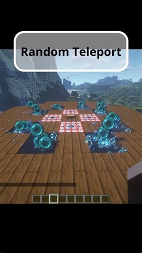 Random Teleport in Minecraft 🤩🤩🤩 #sehar #minecraft #minecraftshorts #fyp #shorts #teleport