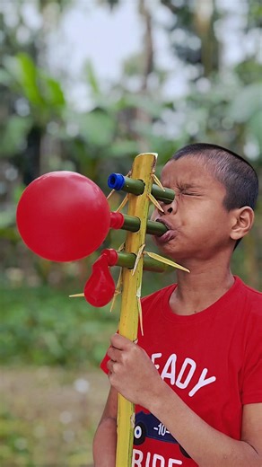 Handmade Craft Palm Tree with Creative Three Balloons #colour #craft