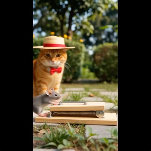 Tiny Mouse, Big Spring Surprise 🐭⚡ #aishorts