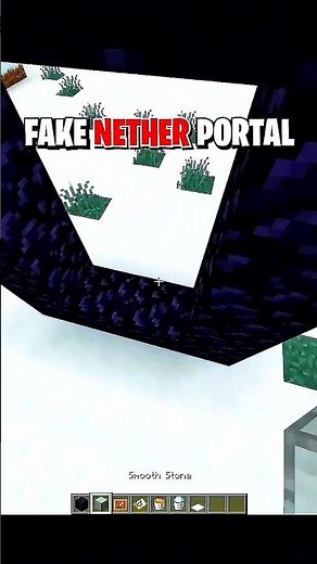 🔥 No One Escapes This Nether Portal Trap! 😱 #shorts #minecraft