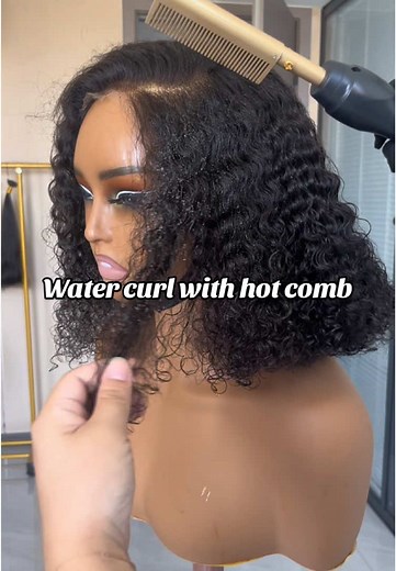 Transform Your Hair with Hot Comb Water Curls