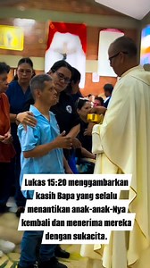 Perumpamaan anak yang hilang dan kembali kepada Bapa dalam Lukas 15:20 menggambarkan kasih Bapa yang selalu menantikan anak-anak-Nya kembali dan menerima mereka dengan sukacita. Pulang yuk... Jangan dulu ah Tuhan...😄 #lovelife | Catholic Life Inspiration