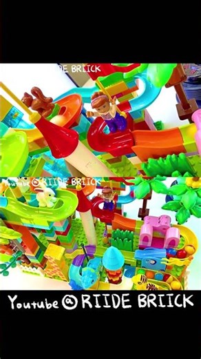 Ultimate Marble Run Race ASMR 🌙 Satisfying Building Block Course for Deep Sleep
