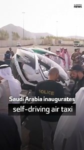 2.2M views · 30K reactions | In a historic Hajj first, Saudi Arabia inaugurated self-driving air taxi in Mecca as part of a trial to serve the pilgrims. Read more: https://ara.tv/b66yb | Al Arabiya English | Facebook