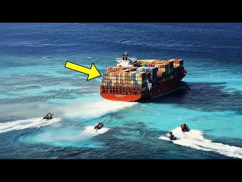 Container Ship Encounters Pirates — What the Captain Does Next Stuns Them All!