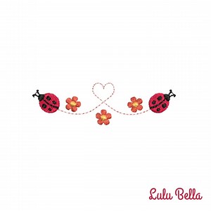 Ladybird Pattern Machine Embroidery in 3 Sizes - Ladybug Digital File - Etsy