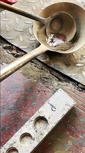 Pouring Molten Metal Into Ingot Molds Carefully Today