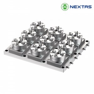 [Hot Item] E Series Pneumatic Four Jaws Chuck with Plate CNC EDM Nine Center Chuck