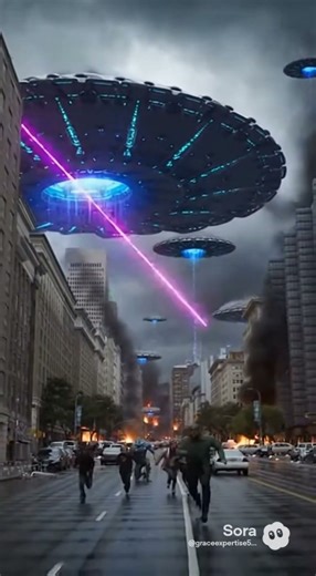 Realistic Alien Invasion Caught on Camera – 40s Epic AI Cinematic.