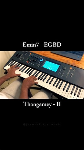 Jason Victor on Instagram: "Chord Progression Series - Thangamey💛 Pt.2 @anirudhofficial 🎹More chords unlocked. 💛More love in every note. 🎶More reasons she’s your Thangamey. 👇Save this & surprise her with music tonight! 📲Tag the person who makes your heart smile! 🎯Follow @jasonvictor.music — More Tamil classics coming up! #Thangamey #Anirudh #PianoTutorial #ChordProgression #lovesongs (Thangamey Part 2, Anirudh Ravichander, Piano Tutorial, Tamil Romance, Chord Progression)"