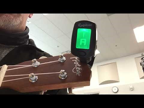 Using the Epiphone Tuner
