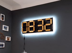 This ATmega2560-driven electromechanical 7-segment clock displays the time quietly: bit.ly/3J9HwHW | Microchip Makes | Facebook