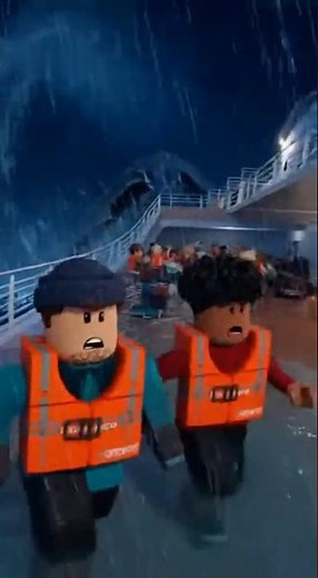 Roblox Escape Sinking Luxury Liner in a Storm 🌊 🚢 🆘 #roblox #robloxedit #роблокс #robloxlive