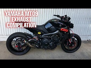Yamaha Mt09 Exhaust Compilation