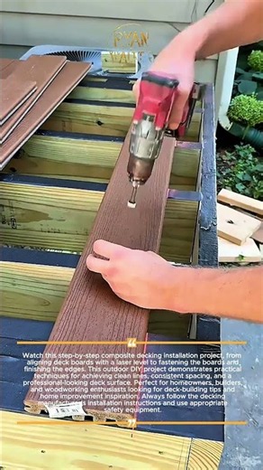Install Composite Decking Like #DIY #Construction