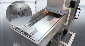 Wafer-handling machine maximizes performance with specially clamping belt-pulley and bushing assembly