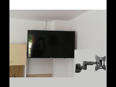 montare tv pe perete/suport tv cu brat articulat