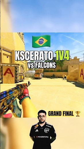 KSCERATO 1v4 vs Falcons | Blast Rivals Grand Final 🔥 #cs2 #counterstrike2 #cs2highlights #kscerato